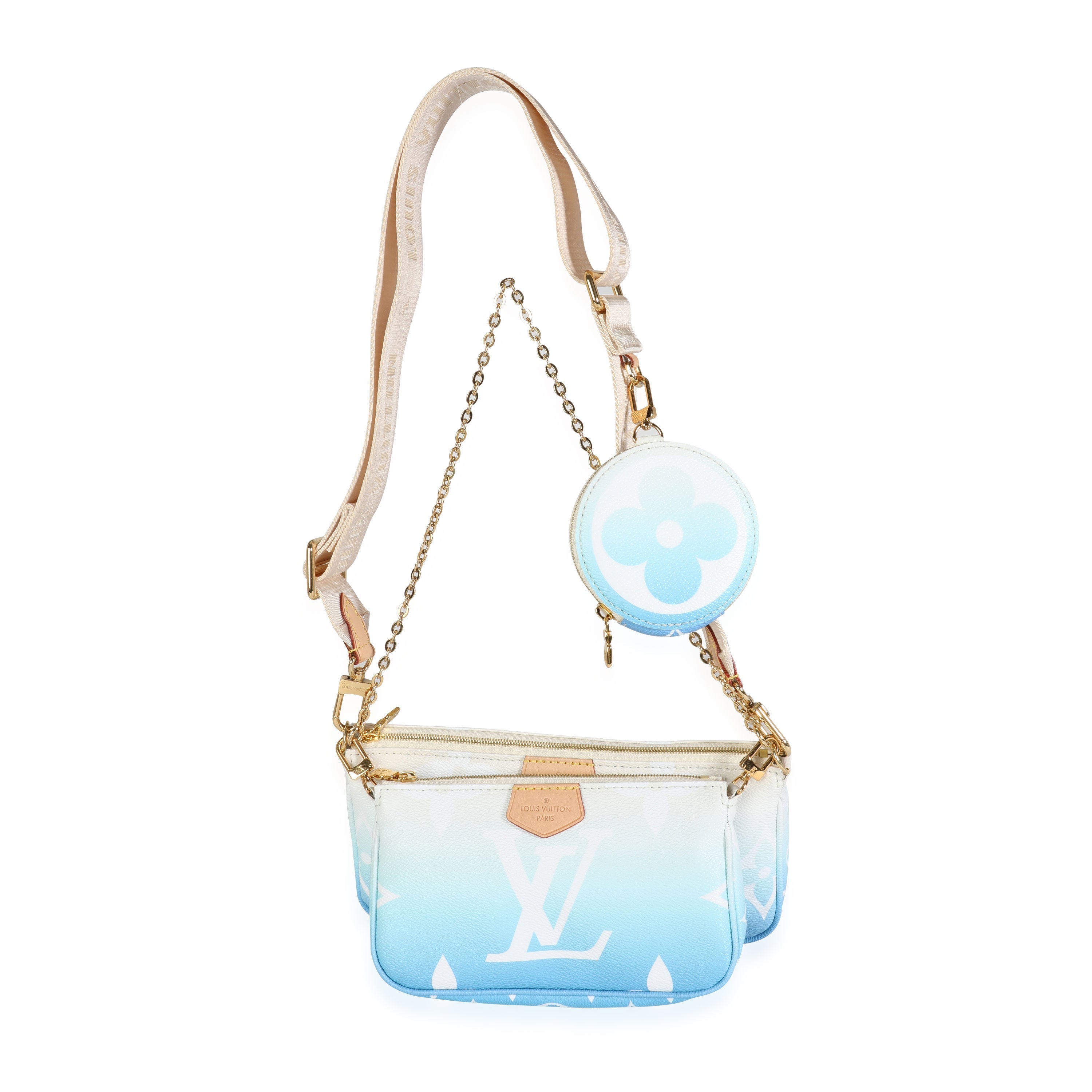 Louis Vuitton Louis Vuitton Blue Monogram Giant By The Pool Multi-Pochette Accessoires