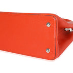 Louis Vuitton Orange Taurillon Leather Capucines MM
