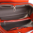 Louis Vuitton Orange Taurillon Leather Capucines MM