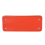 Louis Vuitton Orange Taurillon Leather Capucines MM