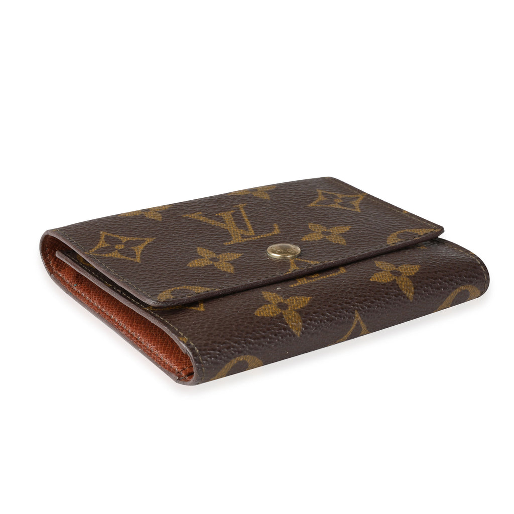 Louis Vuitton Louis Vuitton Vintage Monogram Canvas Trifold Business Card Holder