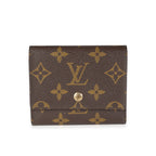 Louis Vuitton Louis Vuitton Vintage Monogram Canvas Trifold Business Card Holder