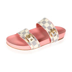 Louis Vuitton Louis Vuitton Damier Azur Bom Dia Flat Mule (US Size 9)