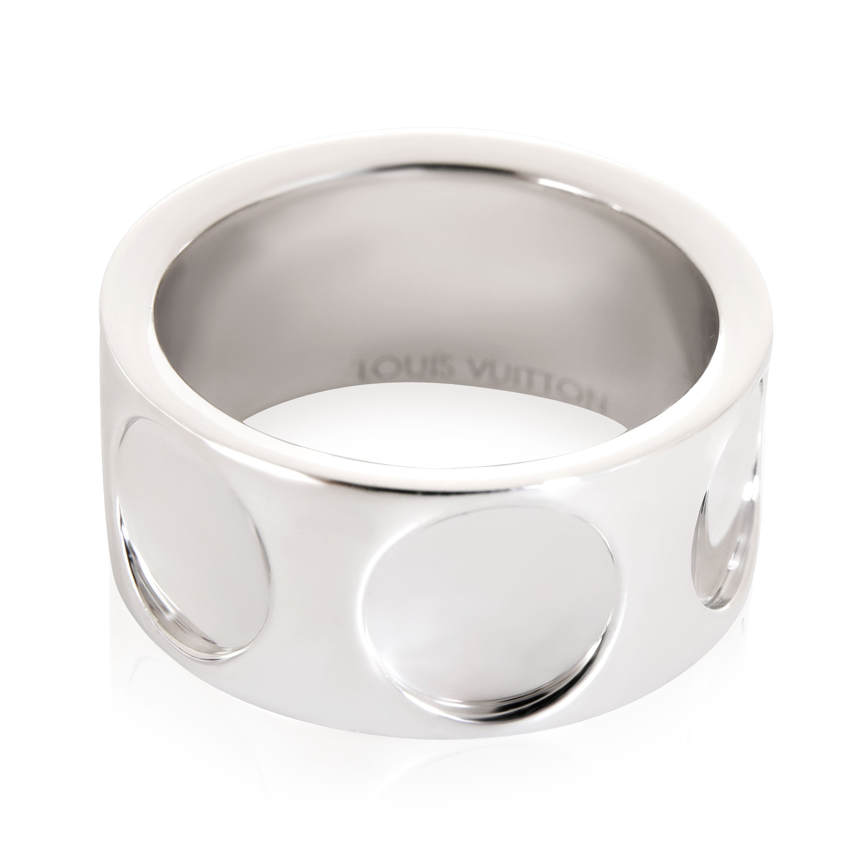 Louis Vuitton Louis Vuitton Large Empreinte Ring in 18k White Gold