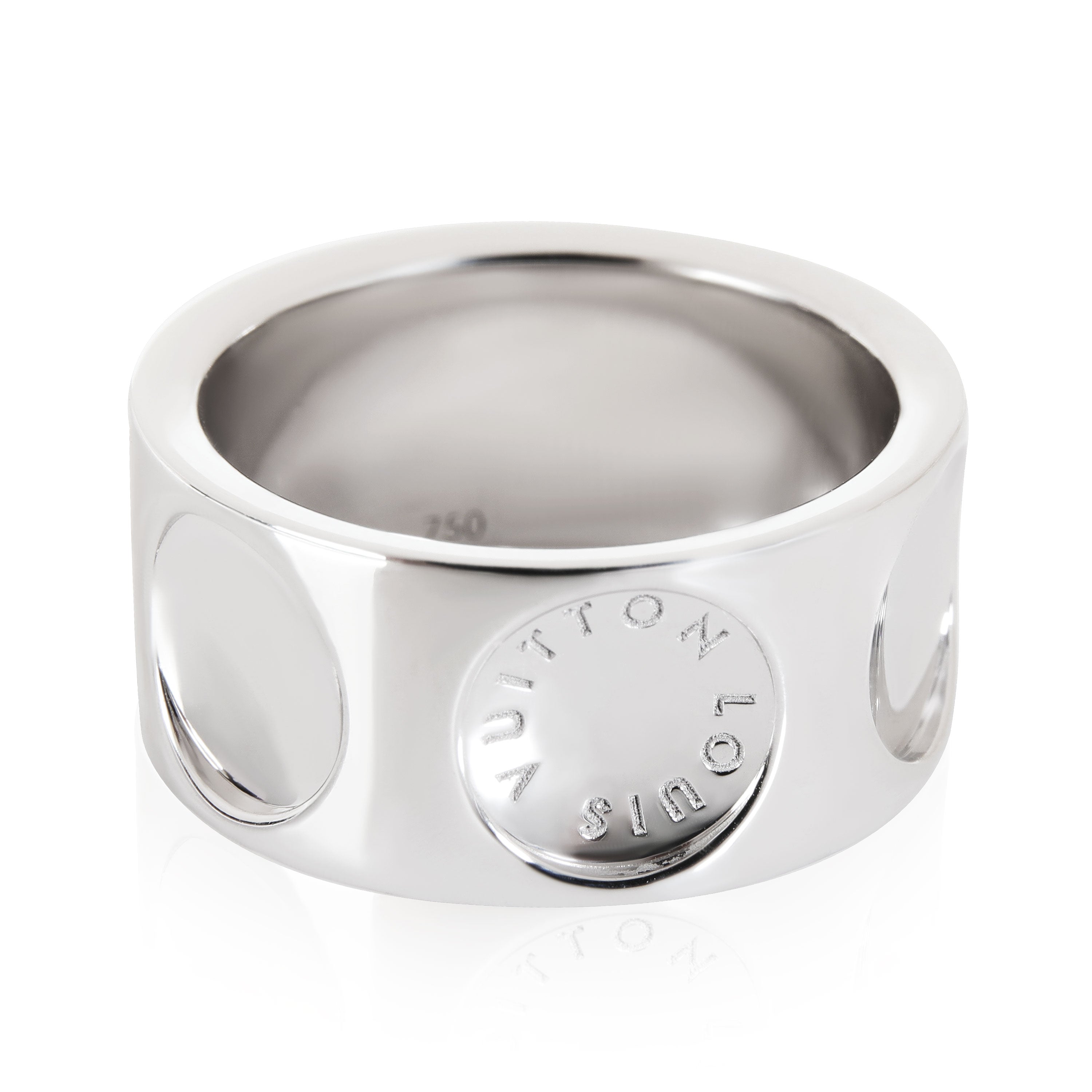 Louis Vuitton Louis Vuitton Large Empreinte Ring in 18k White Gold