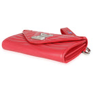 Louis Vuitton Louis Vuitton Red Quilted Cowhide New Wave Wristlet Wallet