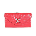 Louis Vuitton Louis Vuitton Red Quilted Cowhide New Wave Wristlet Wallet