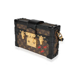 Louis Vuitton Louis Vuitton Monogram Canvas & Black Calfskin Petite Malle
