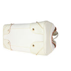 Louis Vuitton Louis Vuitton White Suhali Leather Le Radieux Bag