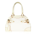 Louis Vuitton Louis Vuitton White Suhali Leather Le Radieux Bag
