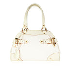Louis Vuitton Louis Vuitton White Suhali Leather Le Radieux Bag