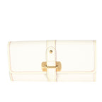 Louis Vuitton Louis Vuitton White Suhali Leather Le Favori Wallet