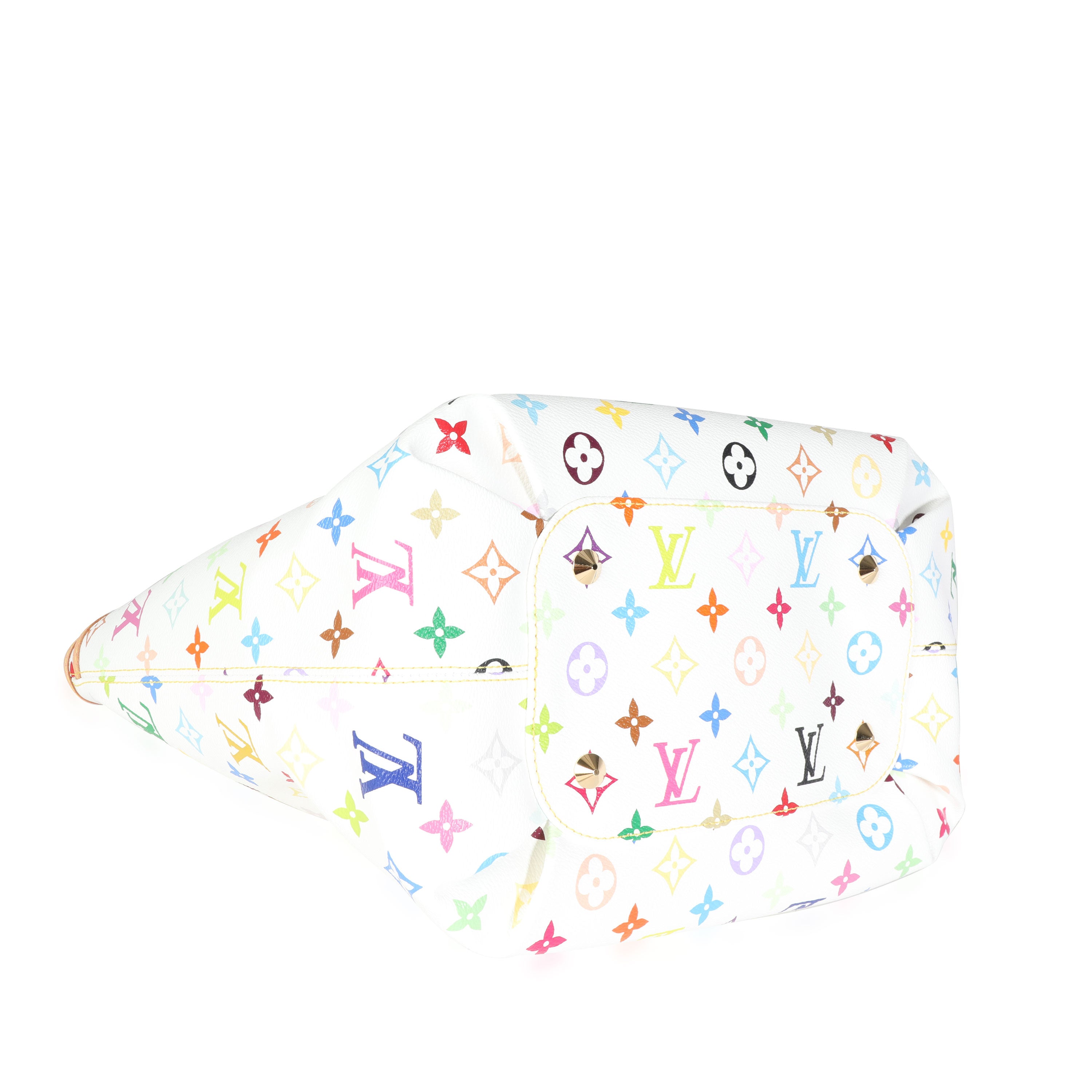 Louis Vuitton Louis Vuitton x Takashi Murakami White Monogram Multicolore Canvas Annie GM