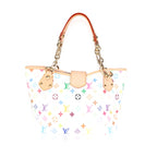 Louis Vuitton Louis Vuitton x Takashi Murakami White Monogram Multicolore Canvas Annie GM
