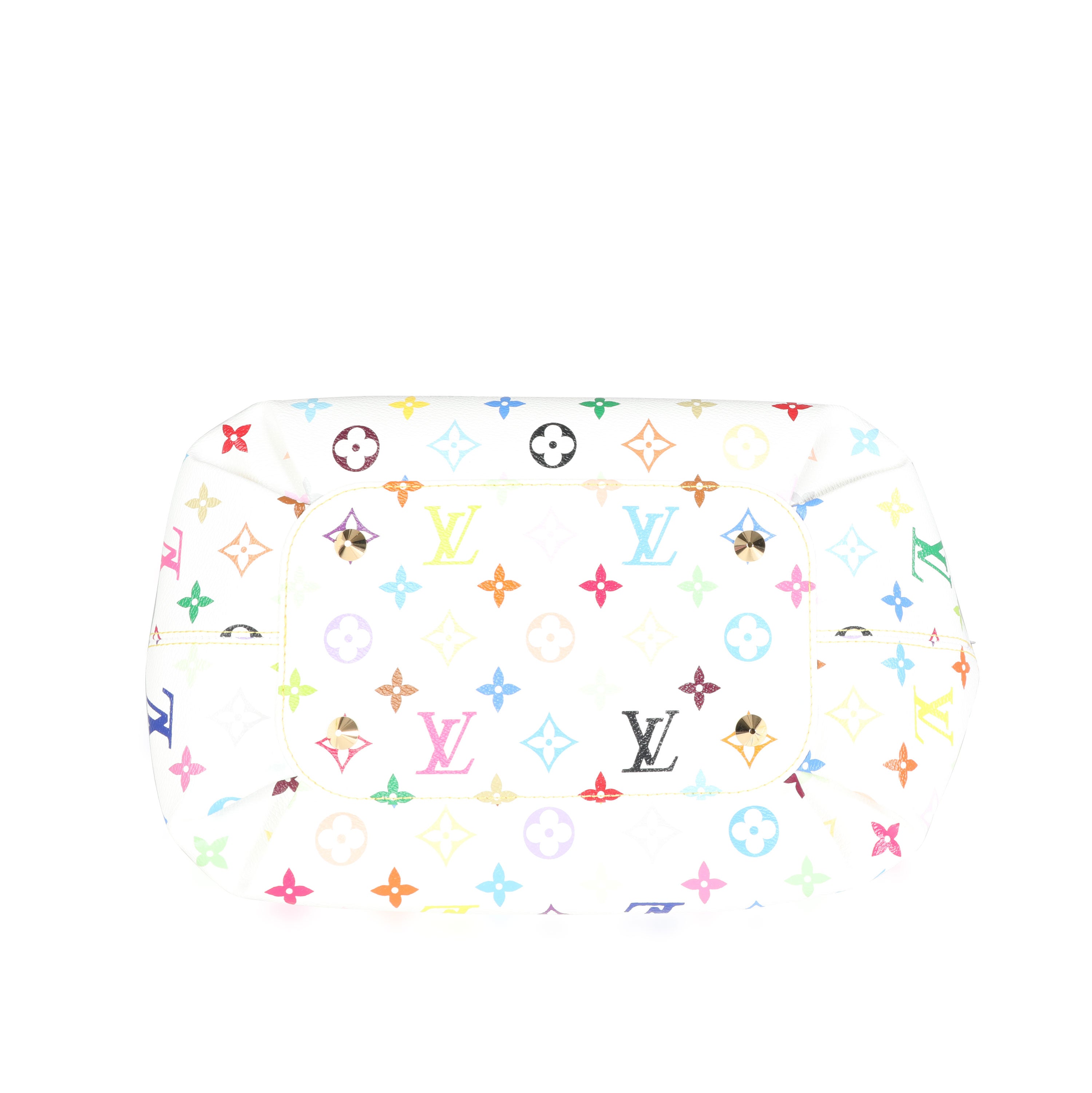 Louis Vuitton Louis Vuitton x Takashi Murakami White Monogram Multicolore Canvas Annie GM