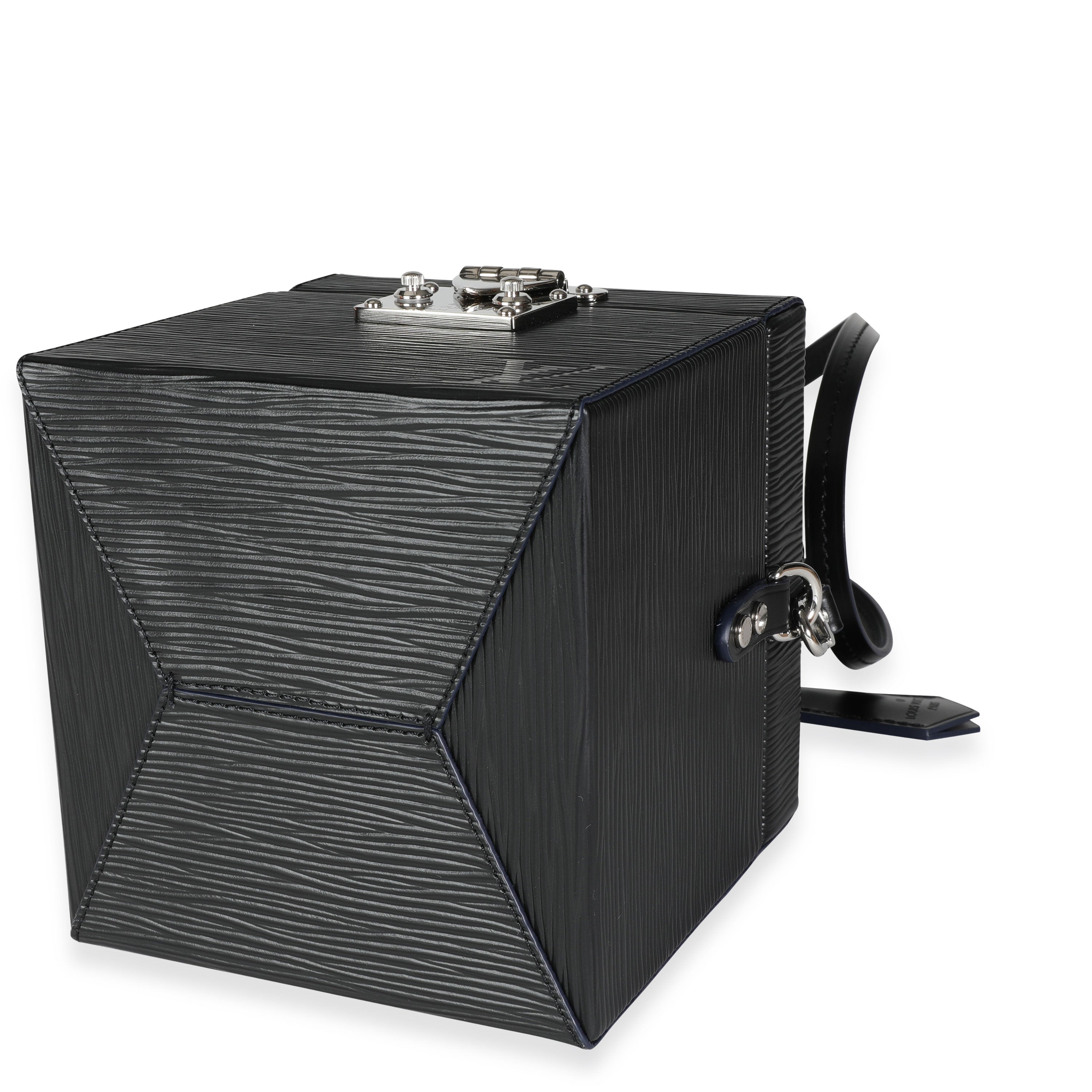 Louis Vuitton Louis Vuitton Black Epi Leather Bleecker Box