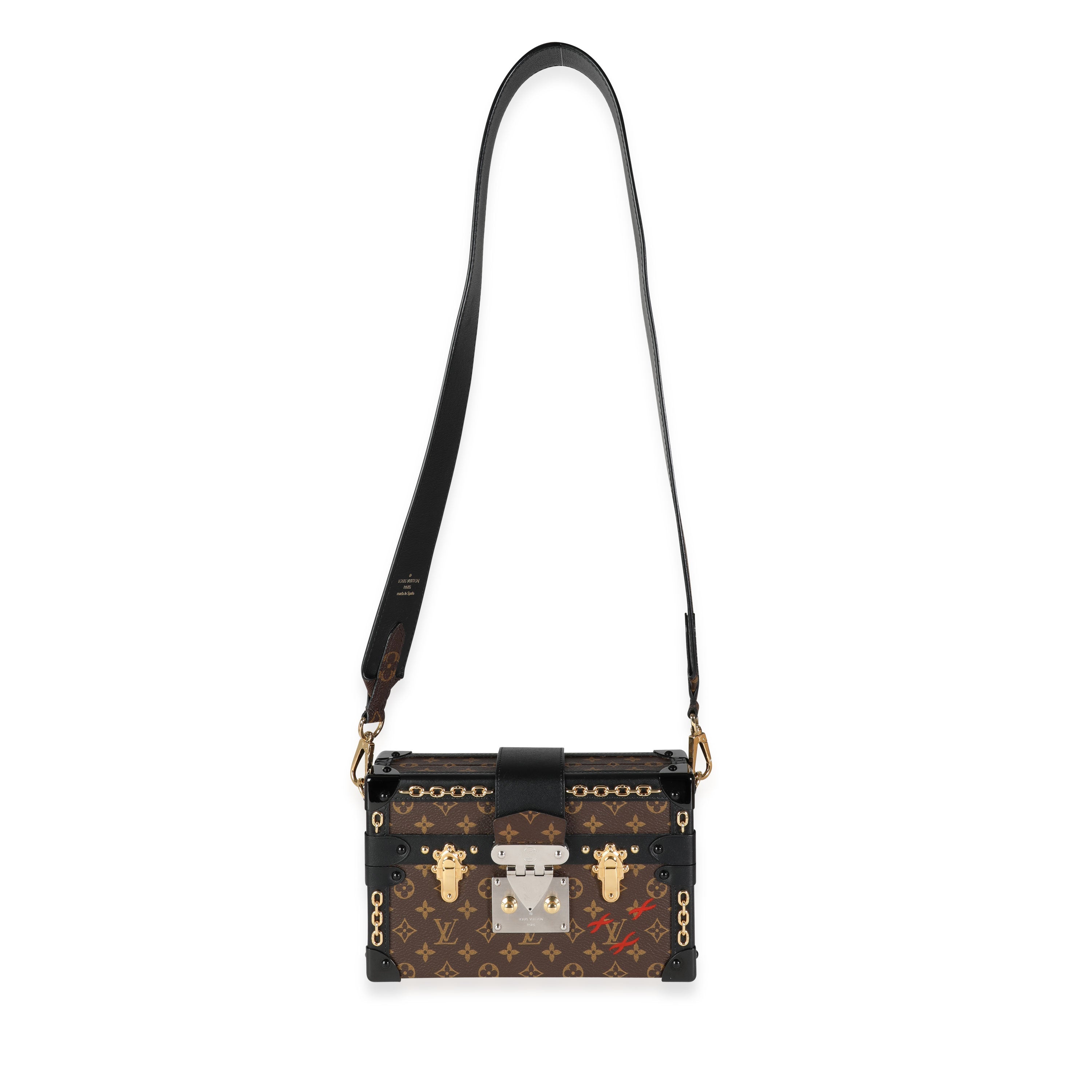 Louis Vuitton Louis Vuitton Monogram Canvas Chain Detail Petite Malle