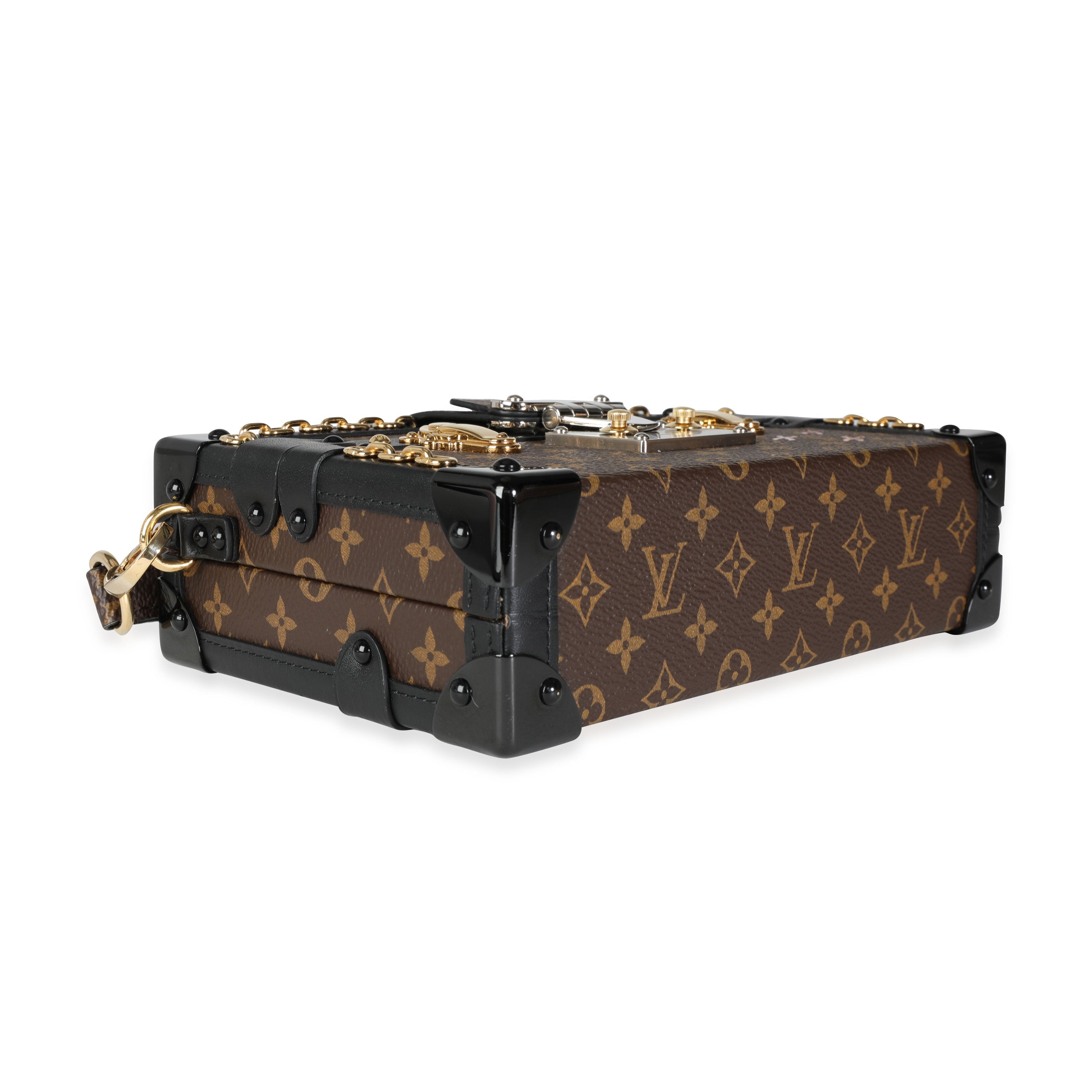 Louis Vuitton Louis Vuitton Monogram Canvas Chain Detail Petite Malle