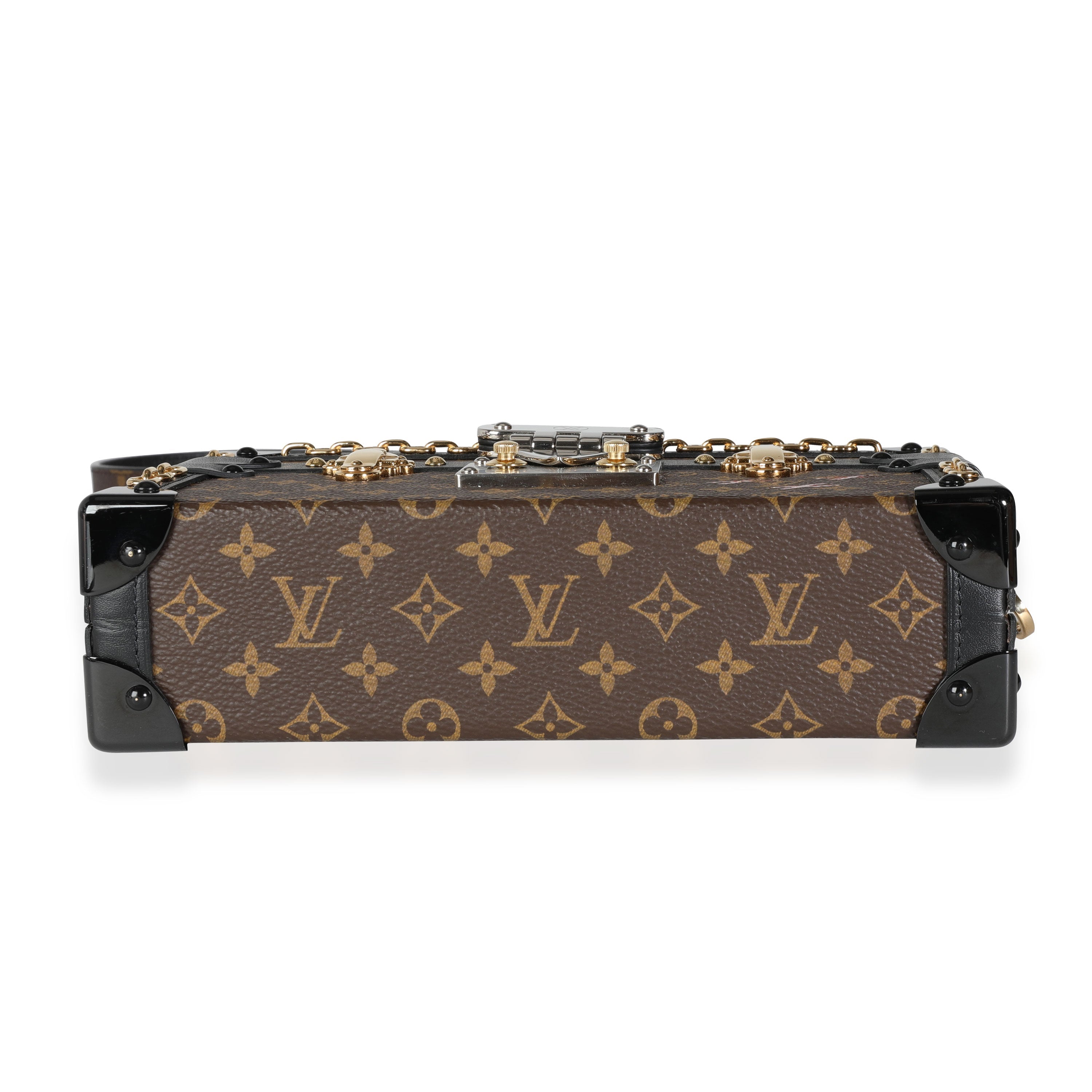 Louis Vuitton Louis Vuitton Monogram Canvas Chain Detail Petite Malle