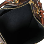 Louis Vuitton Louis Vuitton Monogram Canvas & Black Leather V Tote MM
