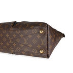 Louis Vuitton Louis Vuitton Monogram Canvas & Black Leather V Tote MM