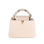 Louis Vuitton Louis Vuitton Galet Taurillon & Python Capucines BB