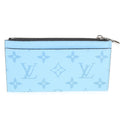 Louis Vuitton Louis Vuitton Denim Blue Taigarama Coin Card Holder