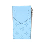 Louis Vuitton Louis Vuitton Denim Blue Taigarama Coin Card Holder