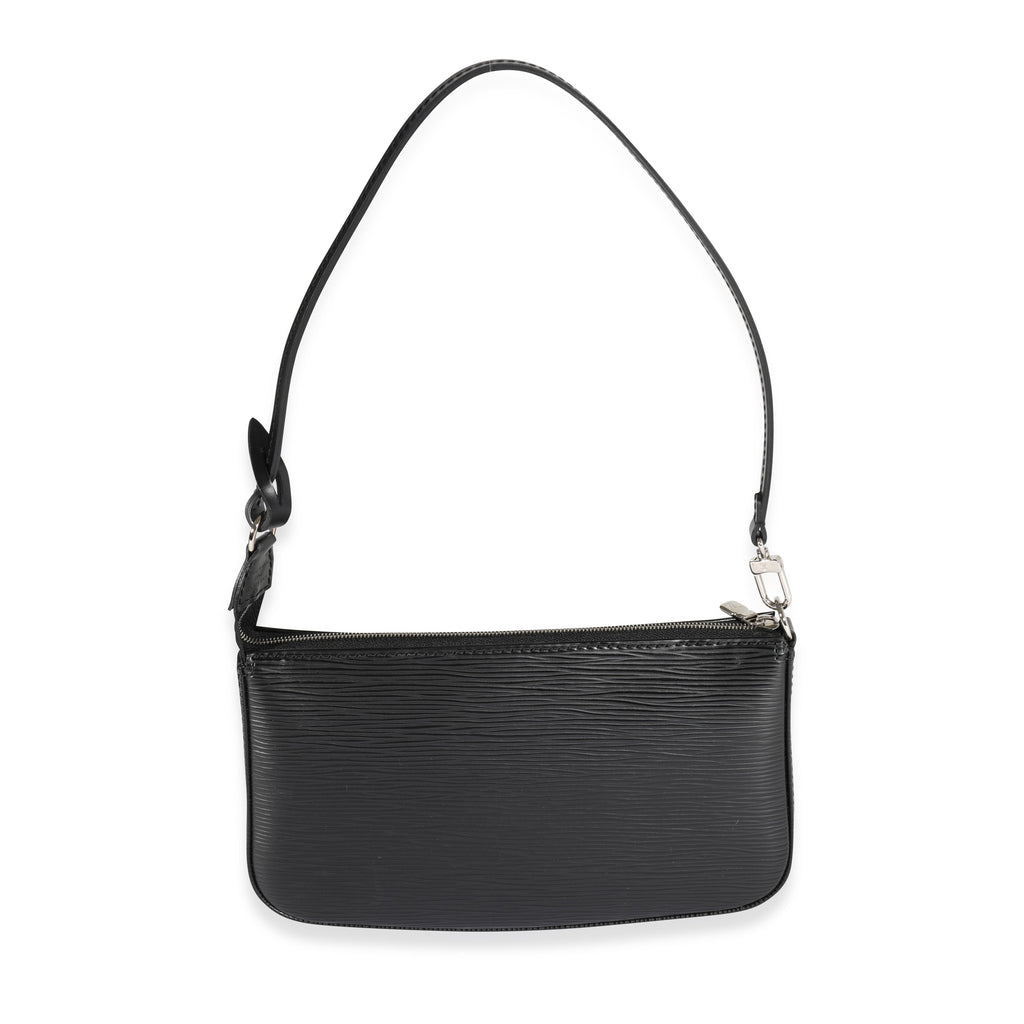 Louis Vuitton Louis Vuitton Black Epi Leather Pochette Accessoires NM