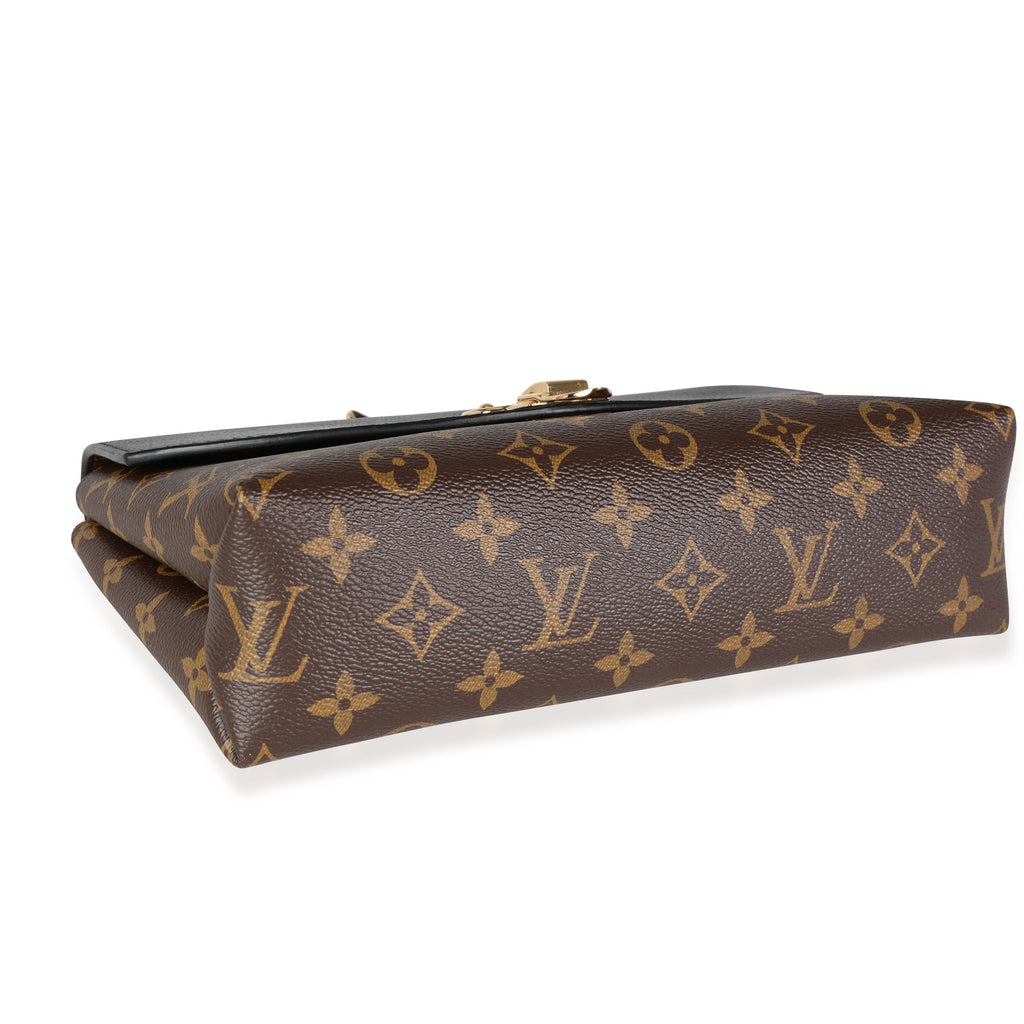 Louis Vuitton Louis Vuitton Monogram Canvas & Black Grained Leather Saint-Placide