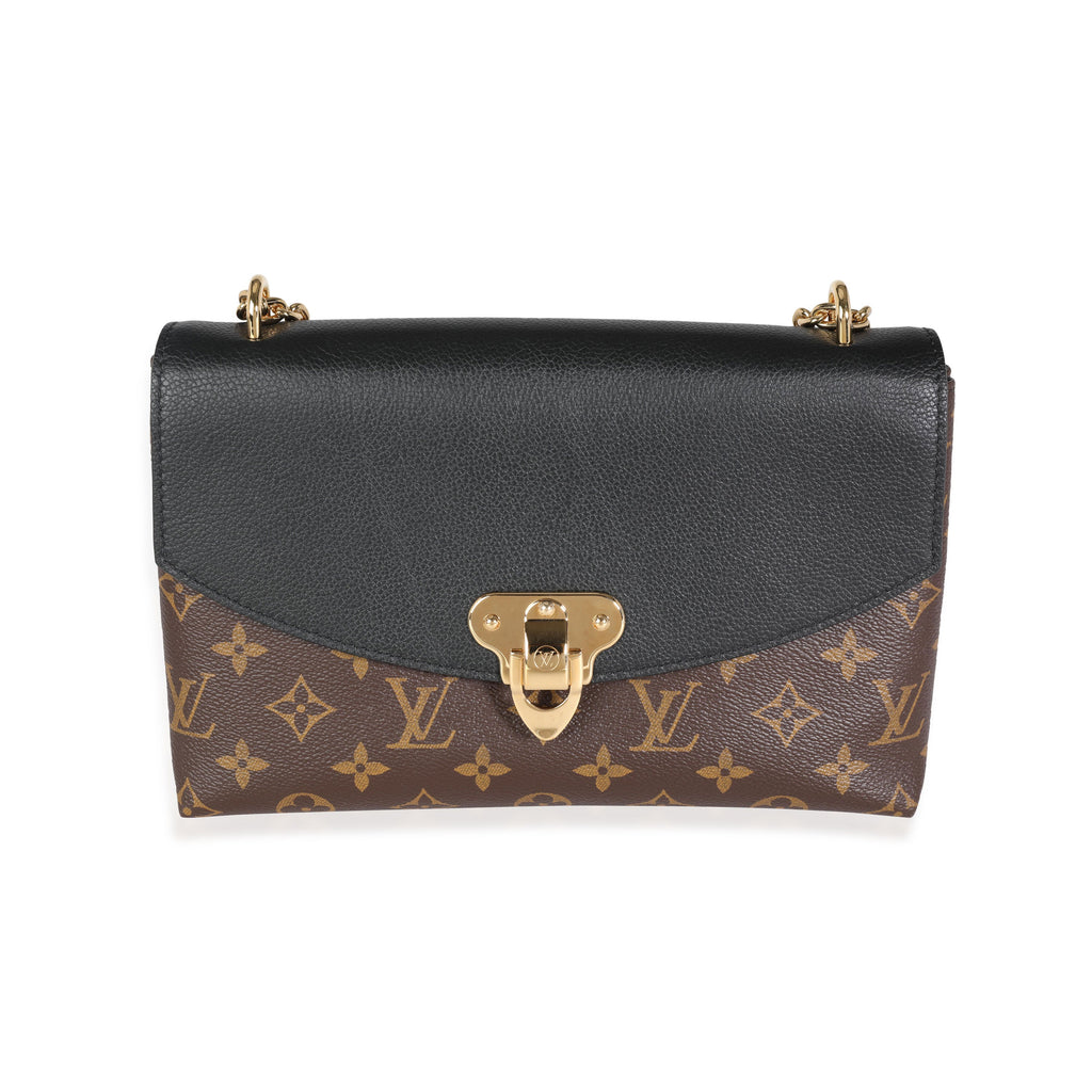 Louis Vuitton Louis Vuitton Monogram Canvas & Black Grained Leather Saint-Placide