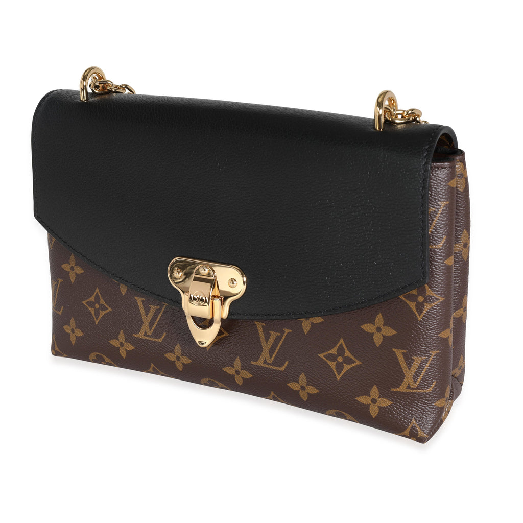 Louis Vuitton Louis Vuitton Monogram Canvas & Black Grained Leather Saint-Placide