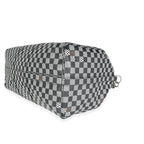 Louis Vuitton Louis Vuitton Black & White Distorted Damier Keepall Bandoulière 50