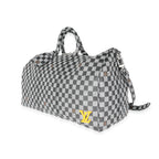 Louis Vuitton Louis Vuitton Black & White Distorted Damier Keepall Bandoulière 50