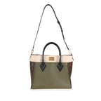 Louis Vuitton Louis Vuitton Laurier Green, Toffee Latte Beige & Monogram Canvas On My Side MM