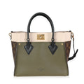 Louis Vuitton Louis Vuitton Laurier Green, Toffee Latte Beige & Monogram Canvas On My Side MM
