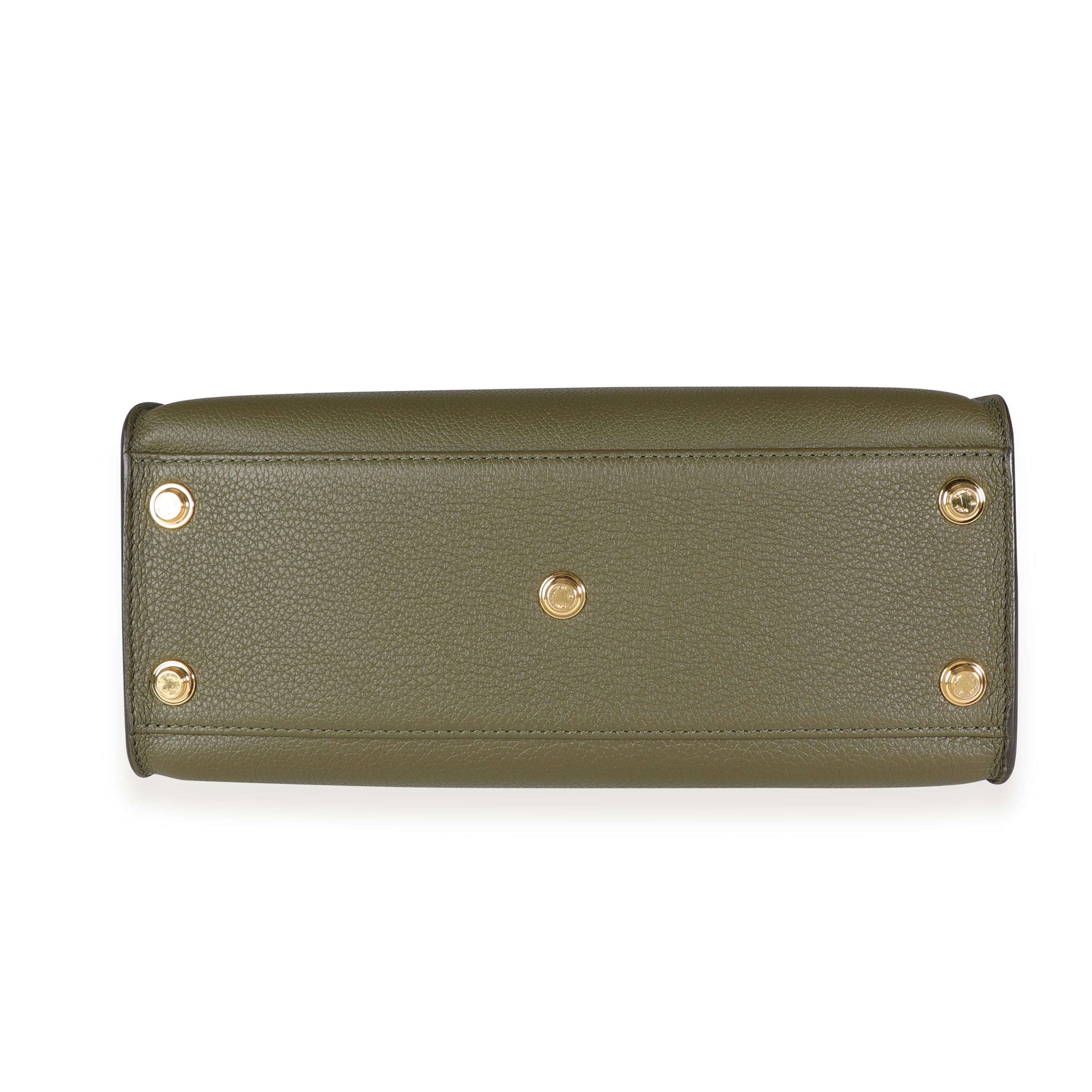 Louis Vuitton Louis Vuitton Laurier Green, Toffee Latte Beige & Monogram Canvas On My Side MM