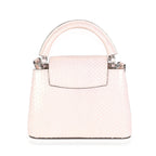 Louis Vuitton Louis Vuitton Iridescent Pink Python Mini Capucines