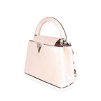 Louis Vuitton Louis Vuitton Iridescent Pink Python Mini Capucines