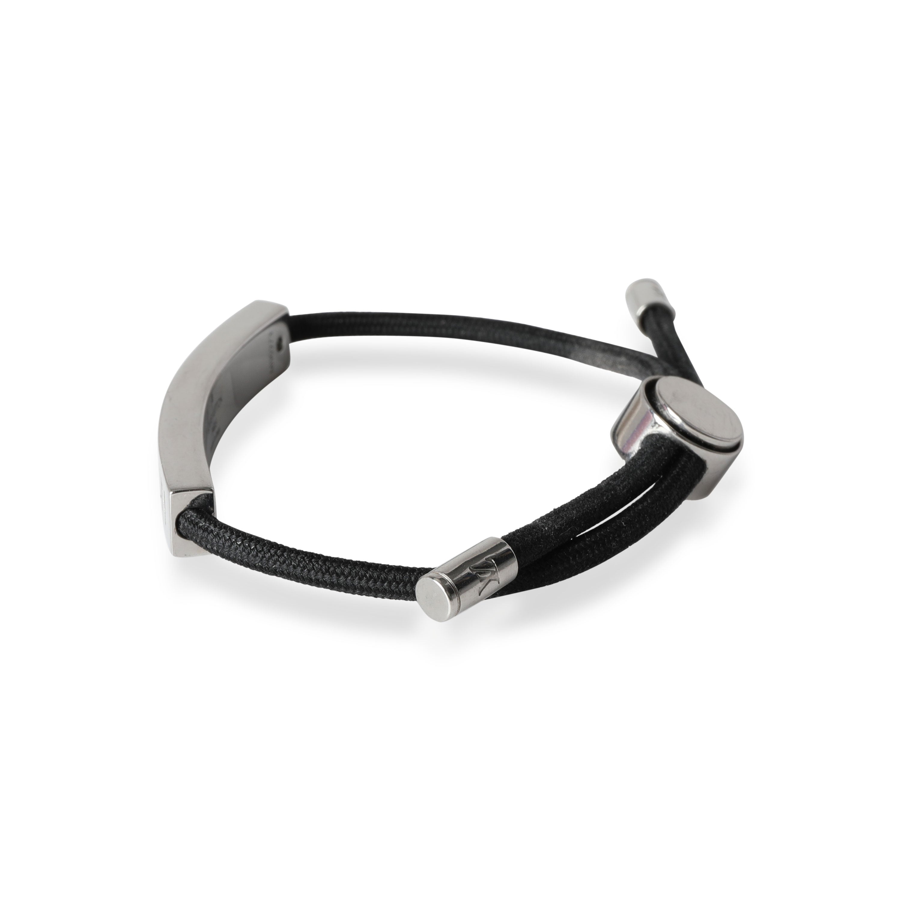 Louis Vuitton Louis Vuitton Space Bracelet on Black Cord