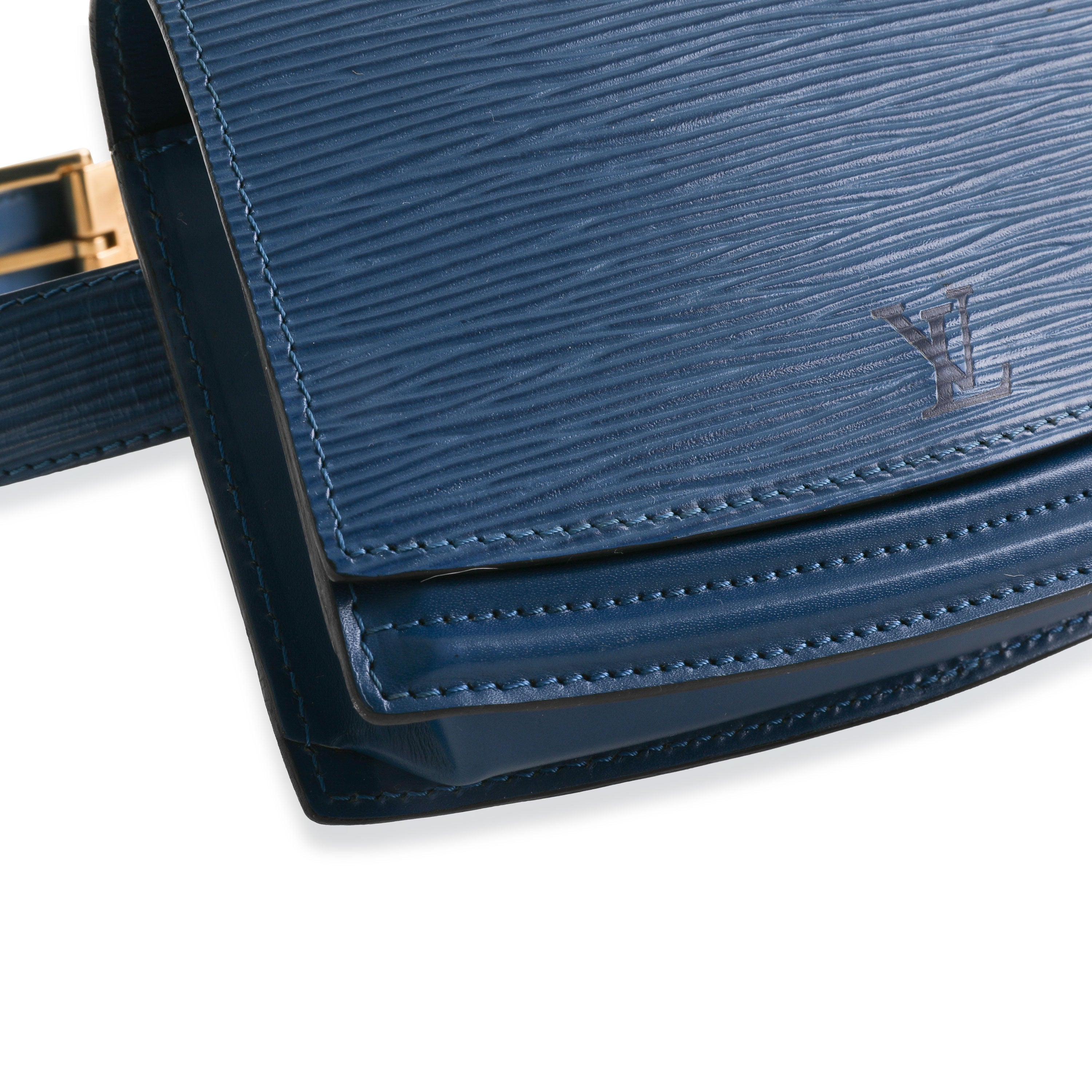 Louis Vuitton Louis Vuitton Vintage Toledo Blue Epi Leather Tilsit Belt Bag