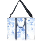 Louis Vuitton Louis Vuitton Limited Edition Blue Watercolor Monogram Coated Canvas New Tote GM