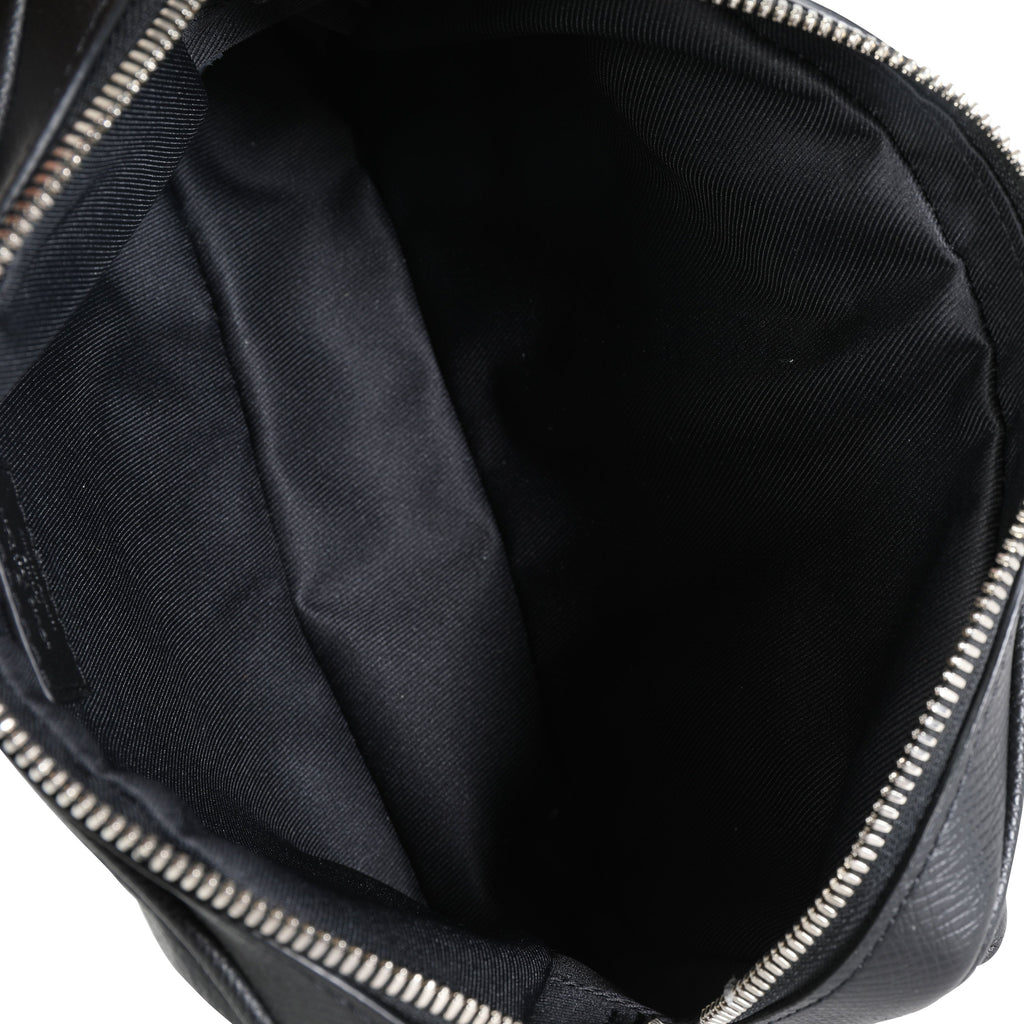 Louis Vuitton Louis Vuitton Black Taiga Leather & Monogram Eclipse Canvas Outdoor Messenger