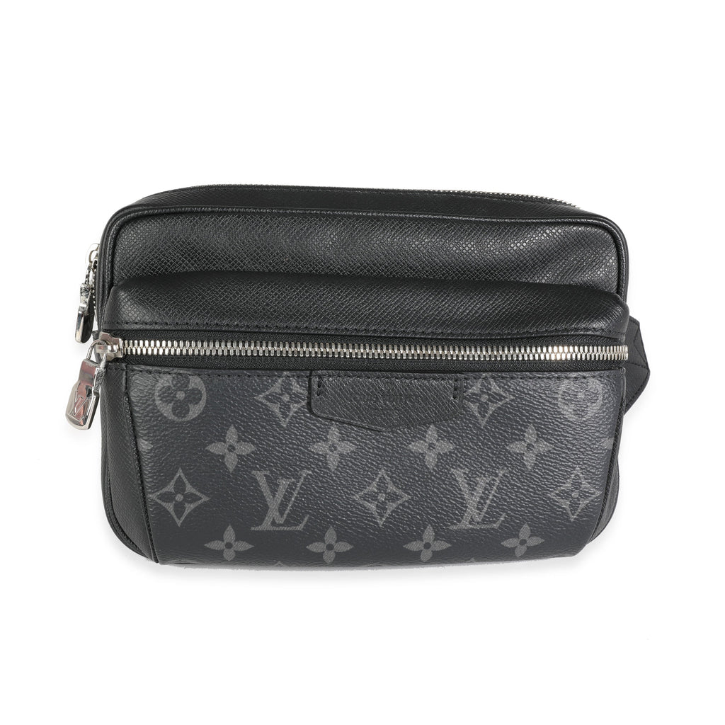 Louis Vuitton Louis Vuitton Black Taiga Leather & Monogram Eclipse Canvas Outdoor Messenger