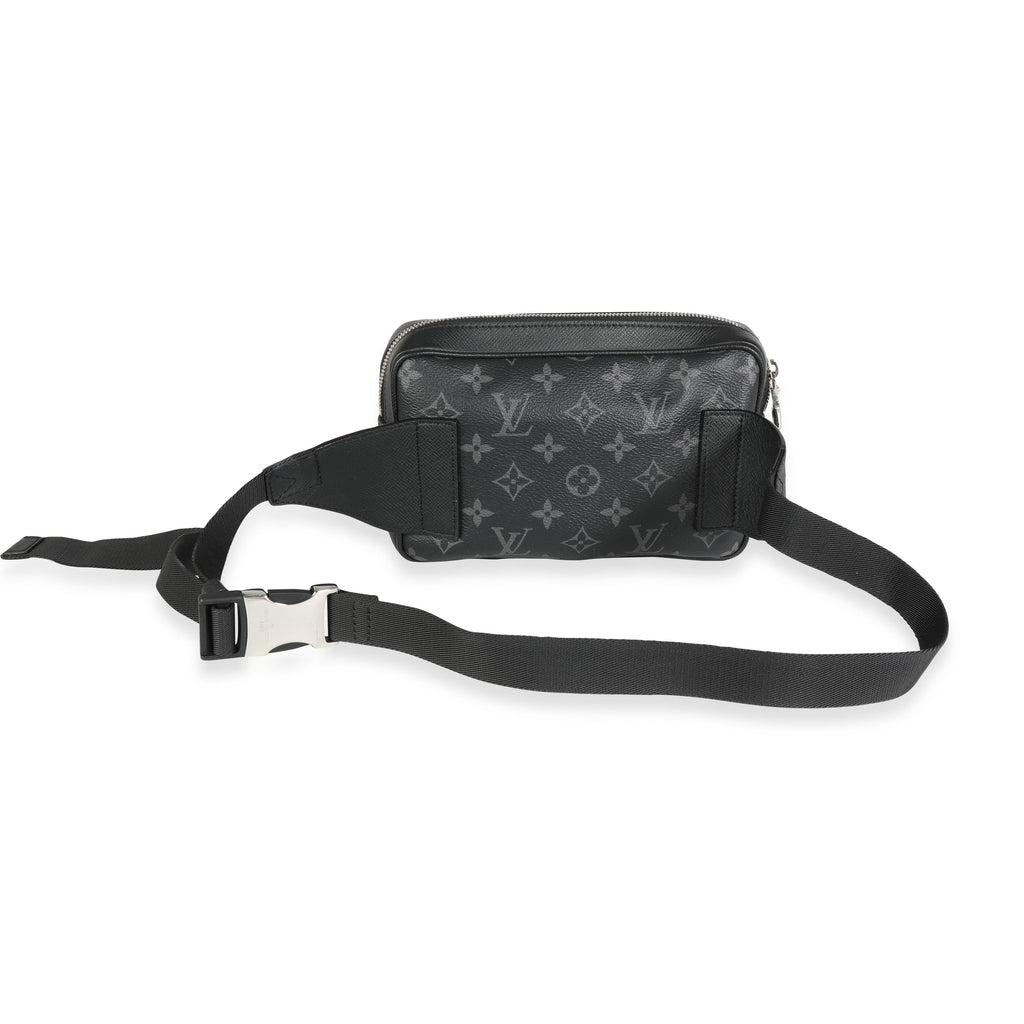 Louis Vuitton Louis Vuitton Black Taiga Leather & Monogram Eclipse Canvas Outdoor Messenger