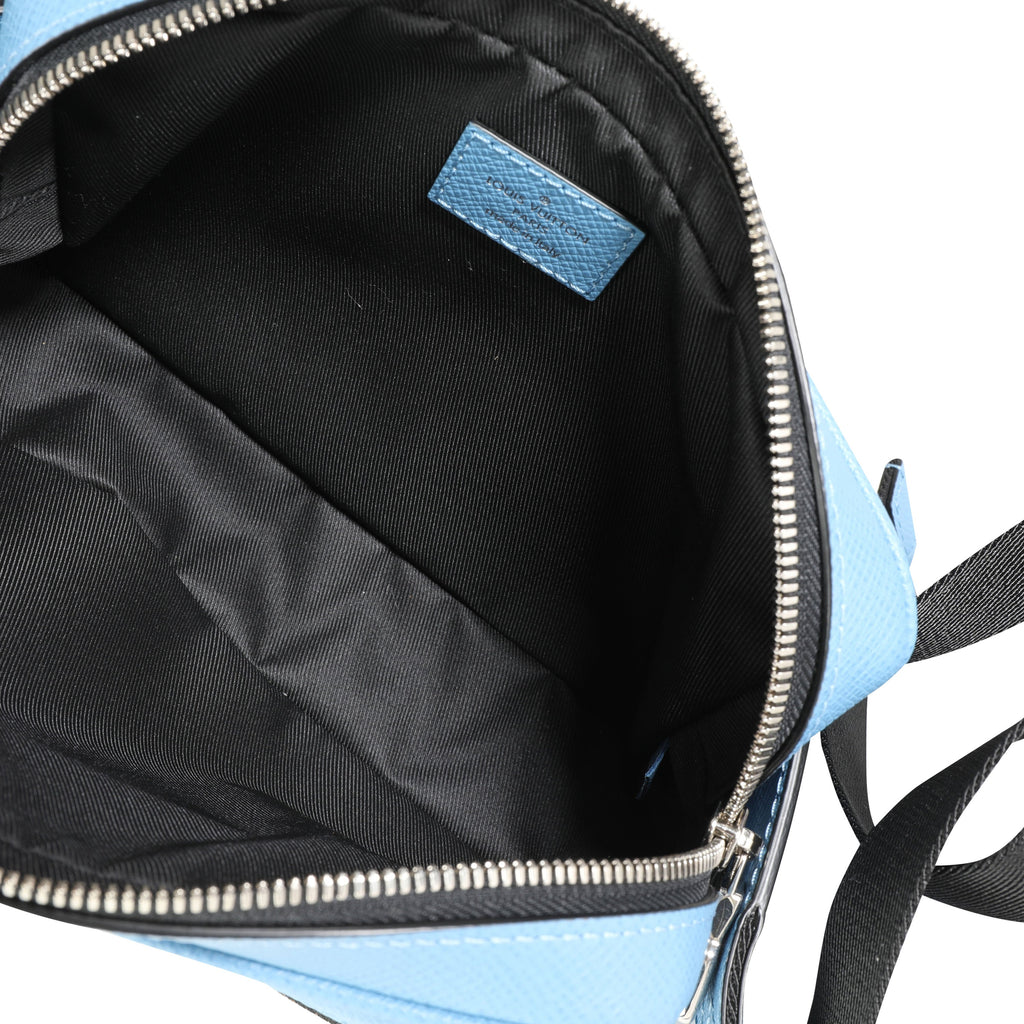 Louis Vuitton Louis Vuitton Taigarama Denim Blue Monogram Canvas & Taiga Outdoor Bumbag