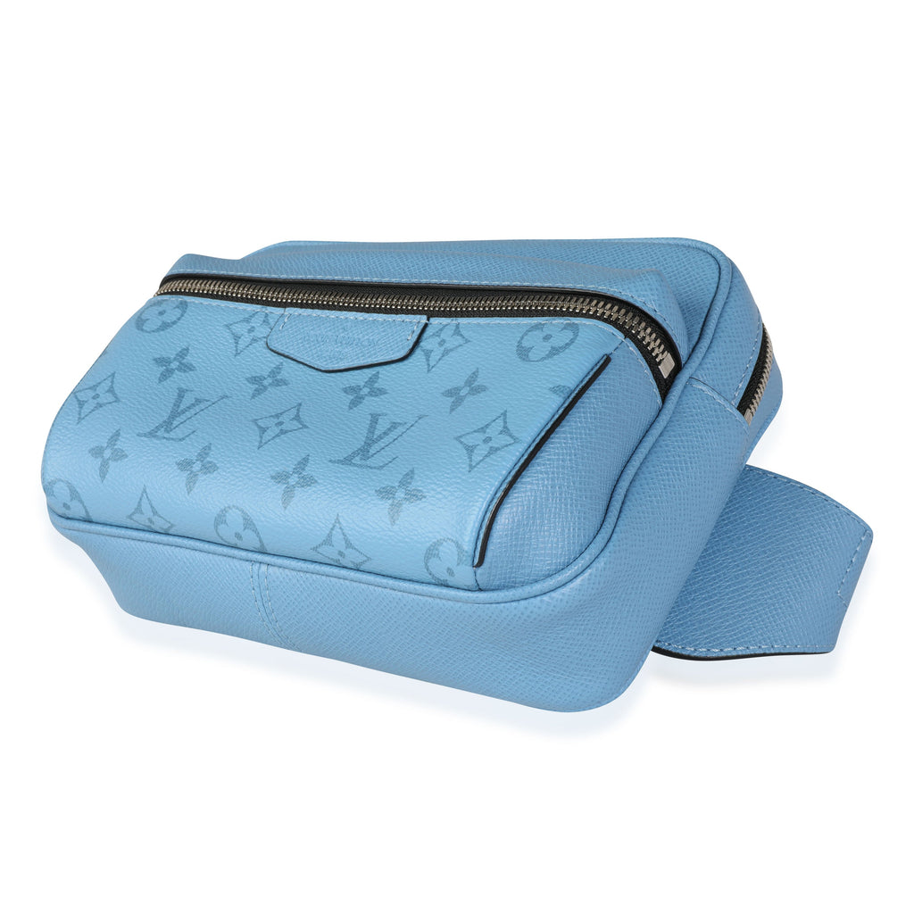 Louis Vuitton Louis Vuitton Taigarama Denim Blue Monogram Canvas & Taiga Outdoor Bumbag