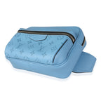 Louis Vuitton Louis Vuitton Taigarama Denim Blue Monogram Canvas & Taiga Outdoor Bumbag