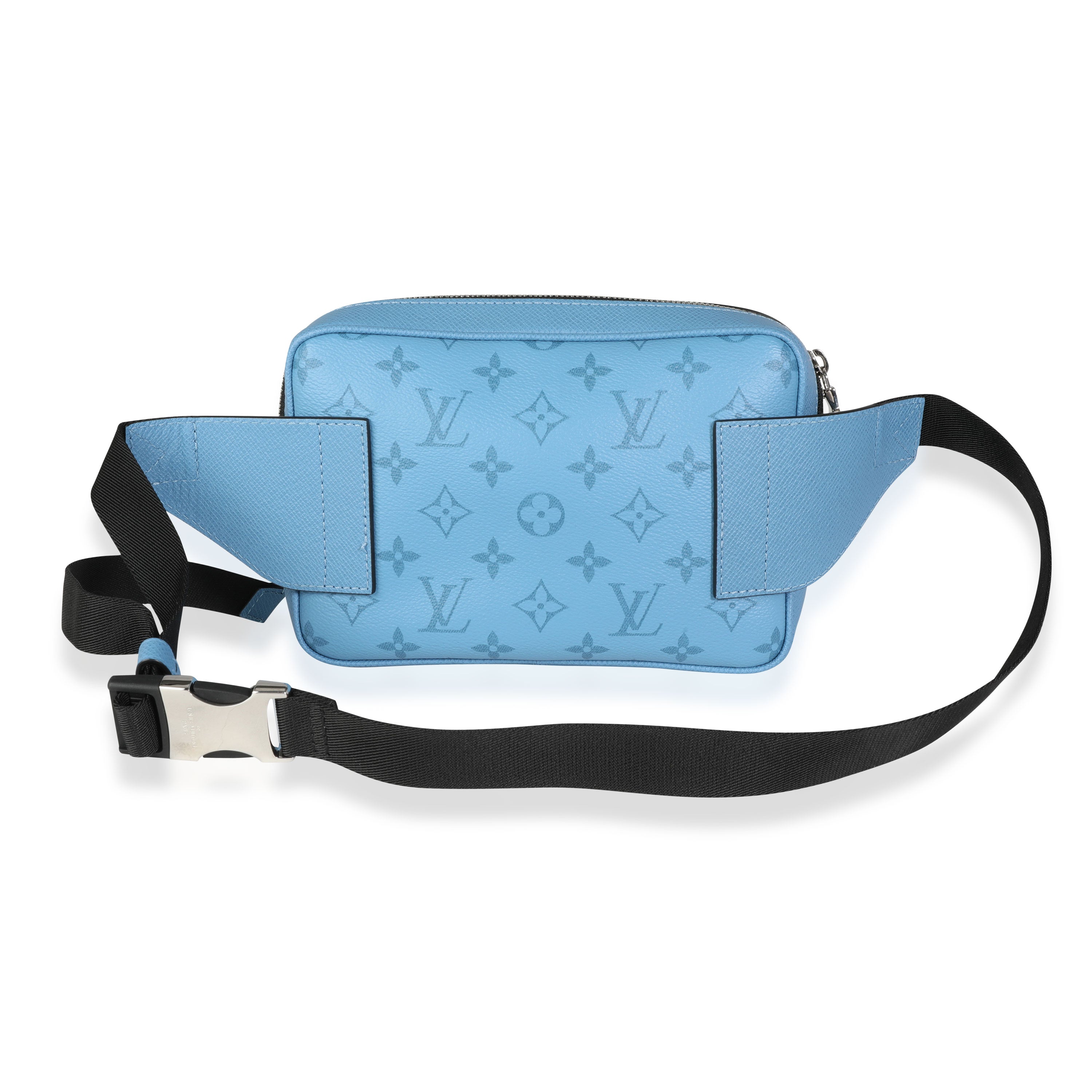 Louis Vuitton Louis Vuitton Taigarama Denim Blue Monogram Canvas & Taiga Outdoor Bumbag