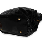 Louis Vuitton Louis Vuitton Black Patent Mahina Surya XL Hobo